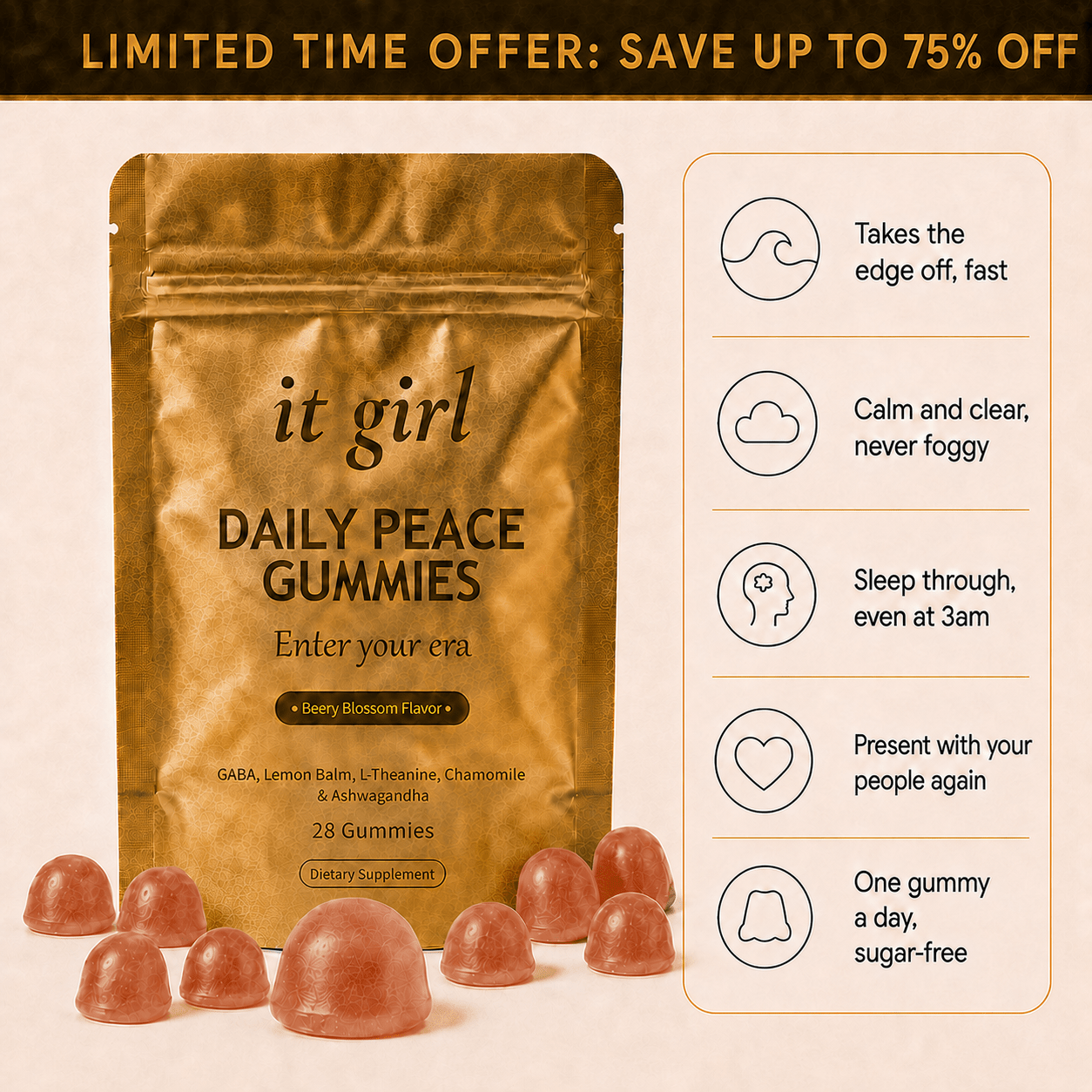Daily Peace Gummies - It Girl